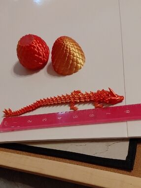 Red Dragon Hatchling Décor for Reptile Terrariums - Red
